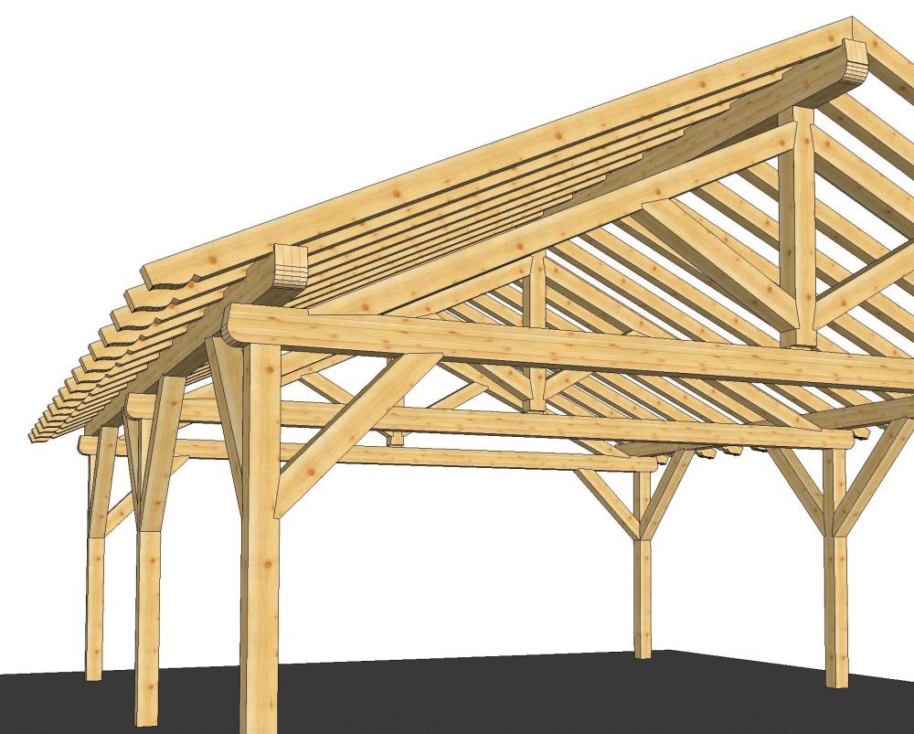 Dachstühle, Carports & Balkone